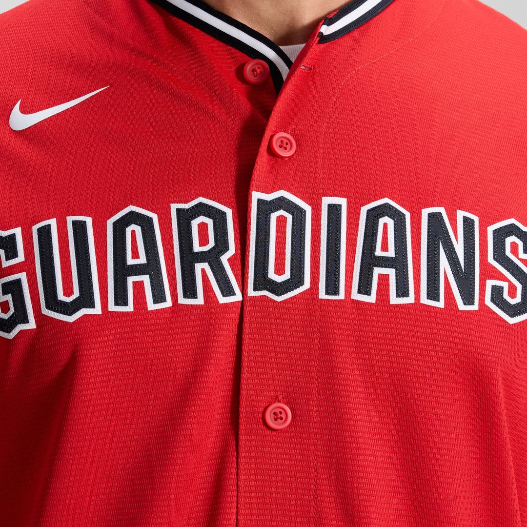 Cleveland Guardians Red Alternate 2 Replica Baseball Jersey | MLB Baseball Jersey