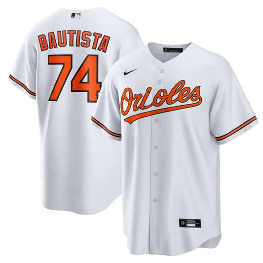 Baltimore Orioles Felix Bautista White Replica Baseball Jersey