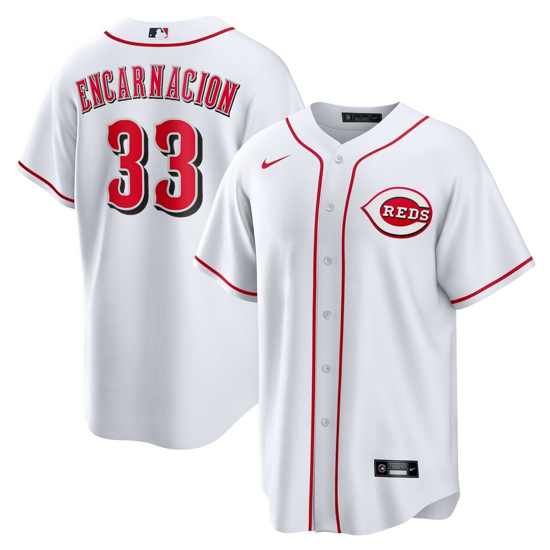 Cincinnati Reds Christian Encarnacion-Strand White Home Replica Baseball Jersey