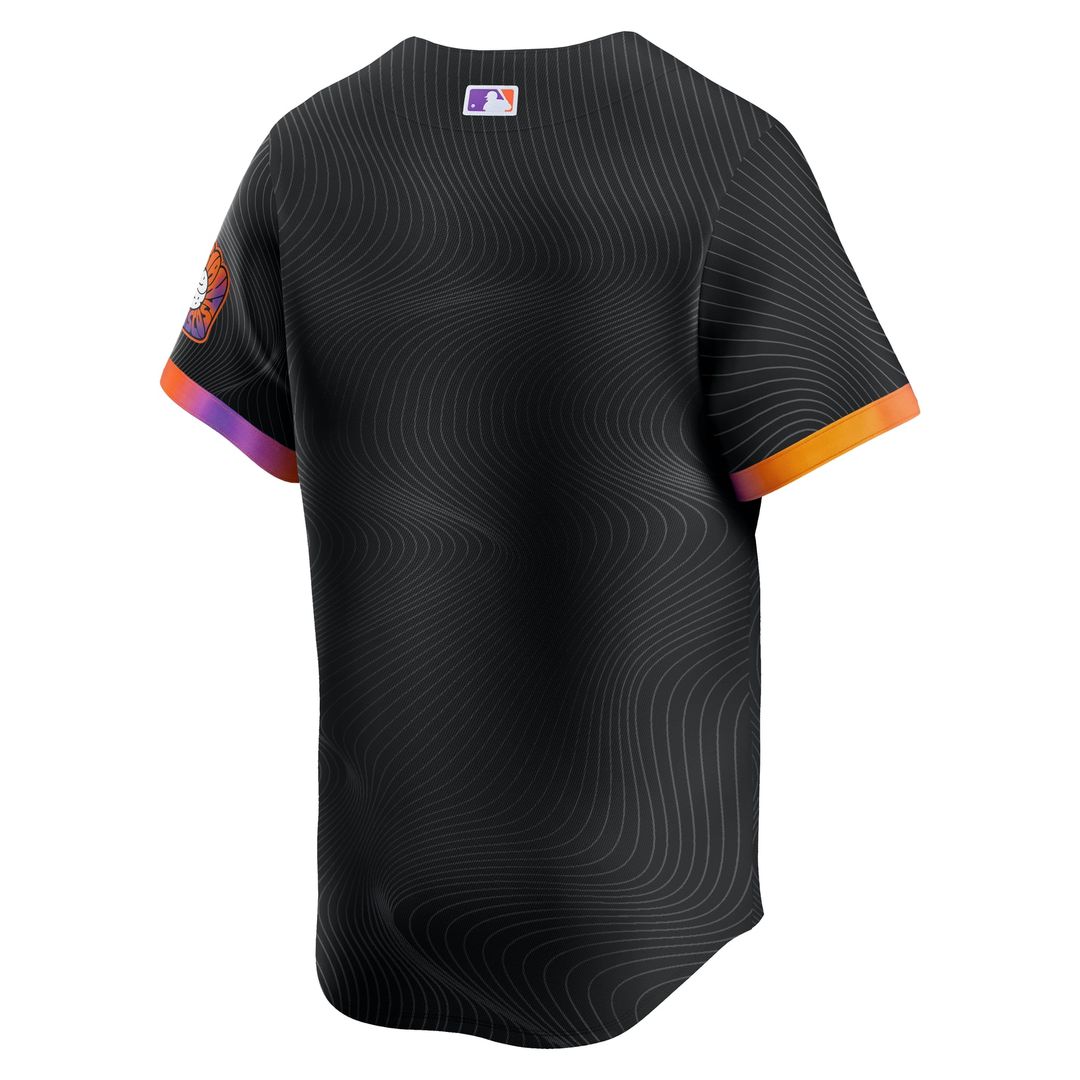 San Francisco Giants Anthracite 2025 City Connect Limited Baseball Jersey | MLB Baseball Jersey