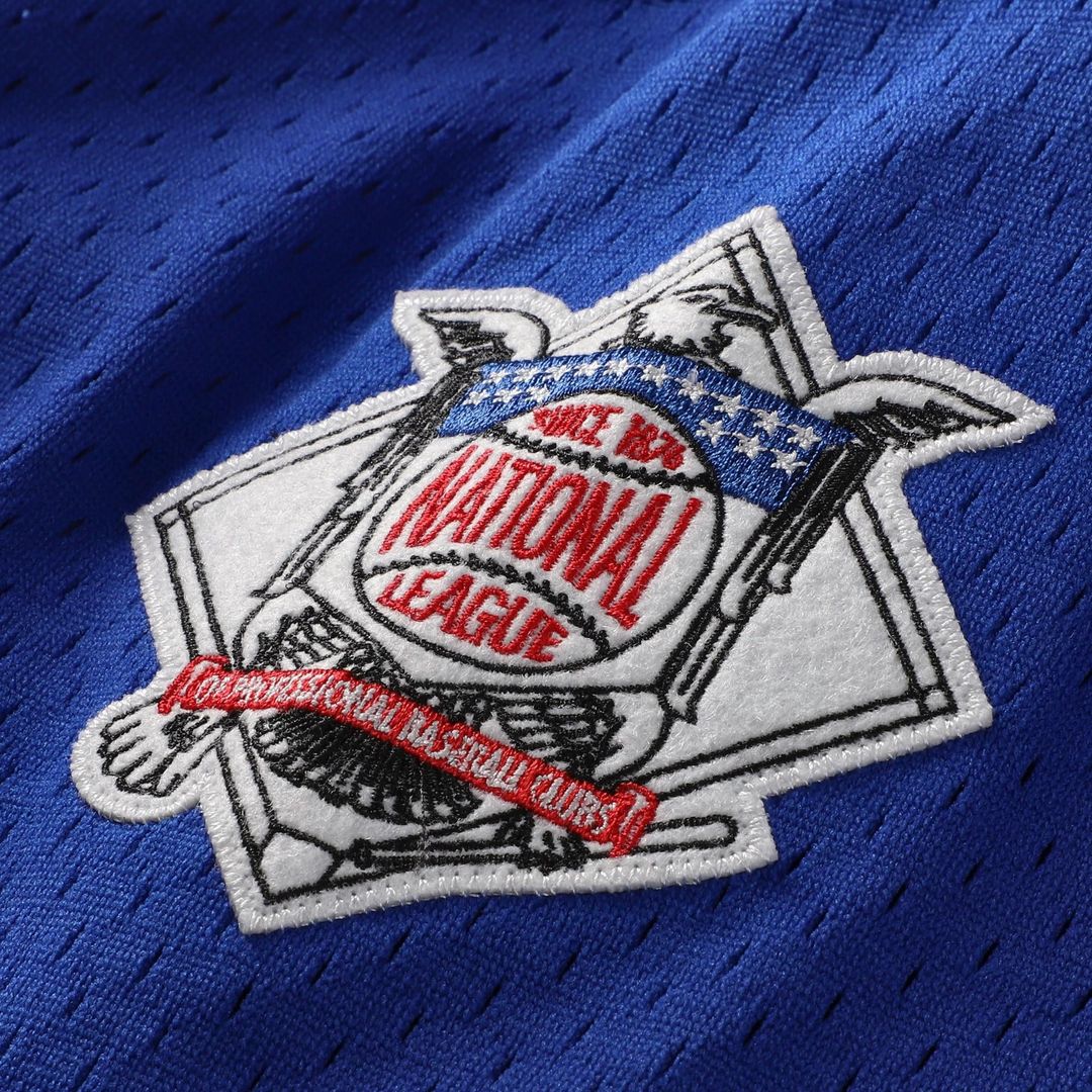 Chicago Cubs Ryne Sandberg Royal Cooperstown Collection 1997 Mesh Batting Practice Button-Up Baseball Jersey | MLB Baseball Jersey