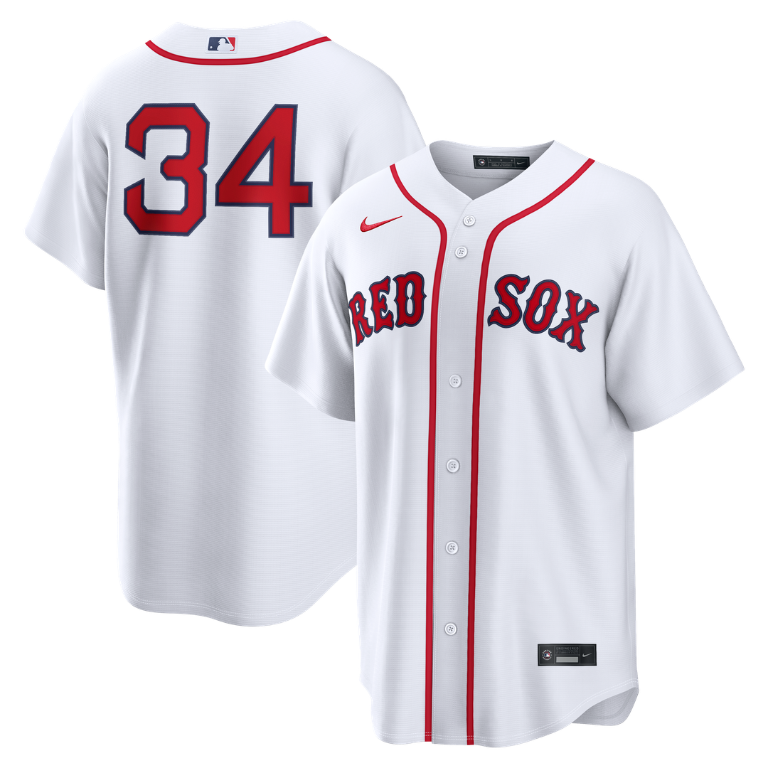 Boston Red Sox David Ortiz White Home Replica Baseball Jersey