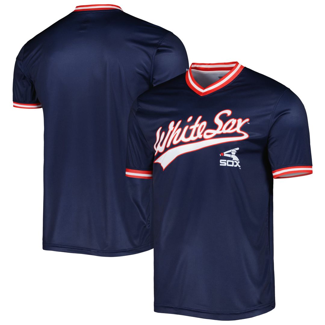Chicago White Sox Stitches Navy Cooperstown Collection Team Baseball Jersey