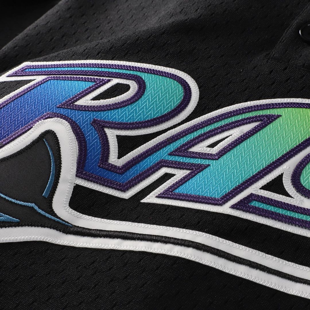Tampa Bay Rays Wade Boggs Black Authentic Batting Practice Baseball Jersey | MLB Baseball Jersey