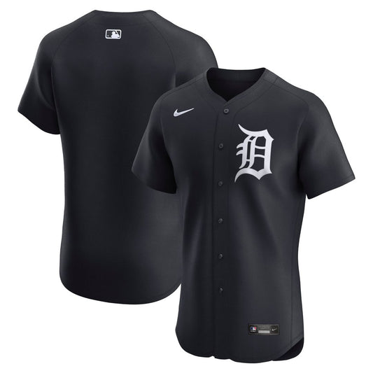 Detroit Tigers Navy Alternate 2 Elite Baseball Jersey