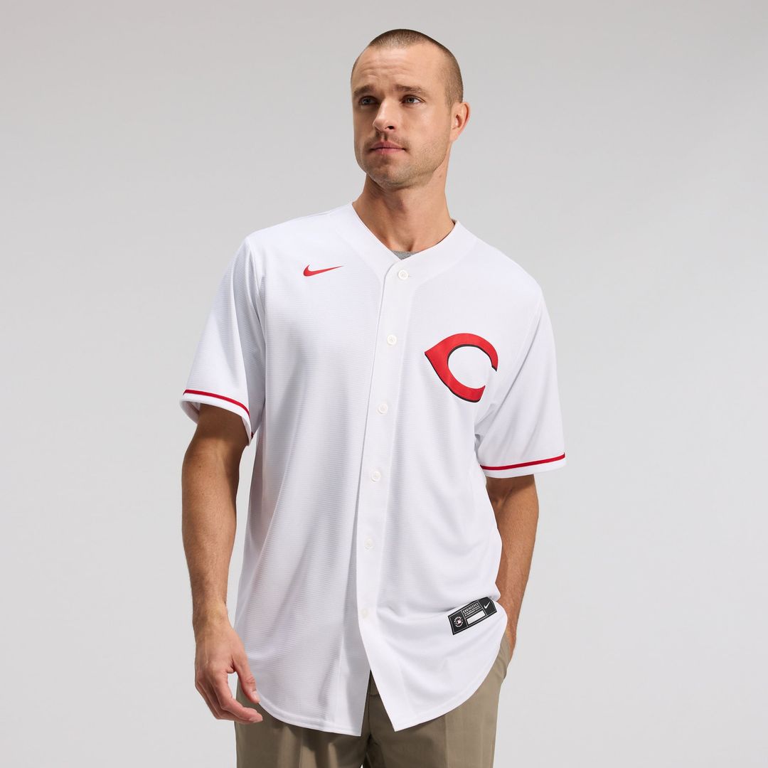 Cincinnati Reds Elly De La Cruz White Alternate 2 Replica Baseball Jersey | MLB Baseball Jersey