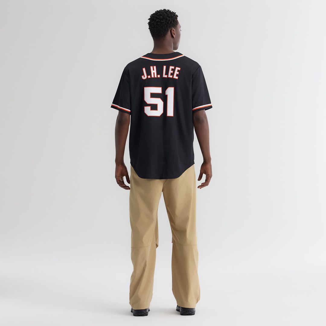 San Francisco Giants Jung Hoo Lee Fashion Replica Black Out Baseball Jersey | MLB Baseball Jersey