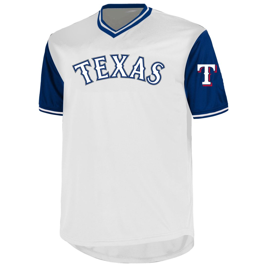 Texas Rangers Corey Seager Profile White Big & Tall Name & Number Baseball Jersey | MLB Baseball Jersey