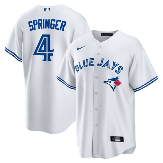 Toronto Blue Jays George Springer White Home Replica Baseball Jersey