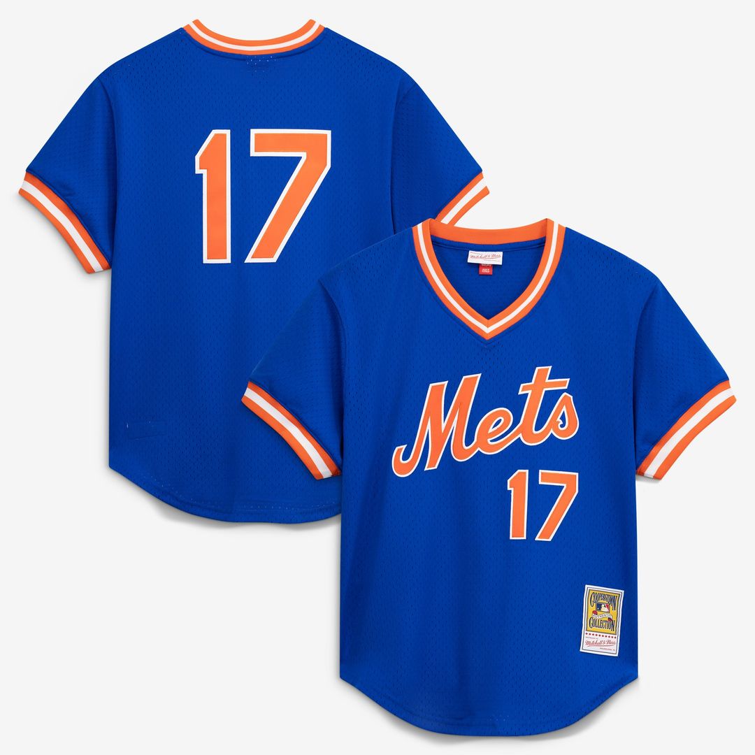 New York Mets Keith Hernandez Royal Authentic Batting Practice Baseball Jersey