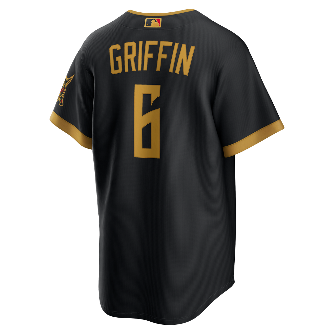 Pittsburgh Pirates Konnor Griffin Black 2026 City Connect Stadium Baseball Jersey | MLB Baseball Jersey