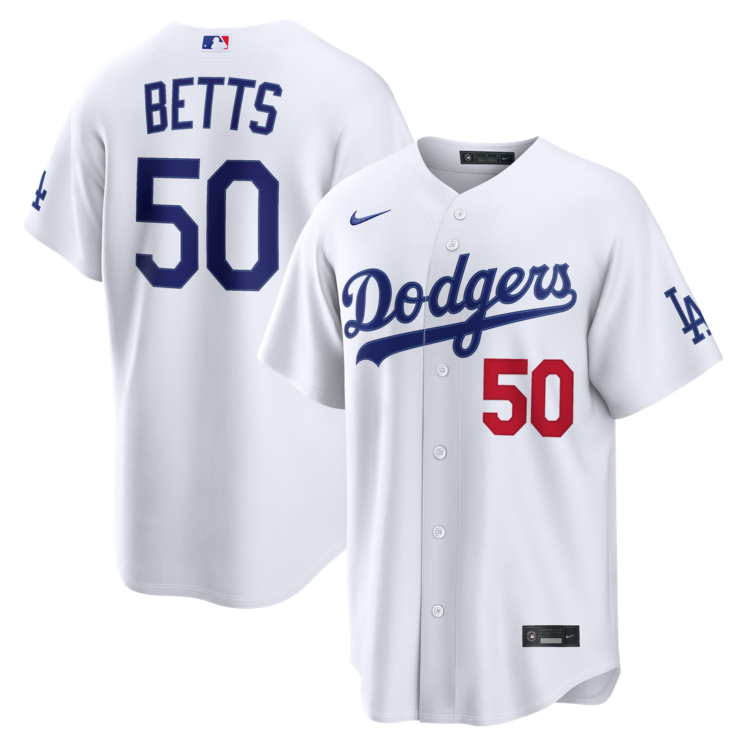 Los Angeles Dodgers Mookie Betts Gray Stadium Baseball Jersey | MLB Baseball Jersey