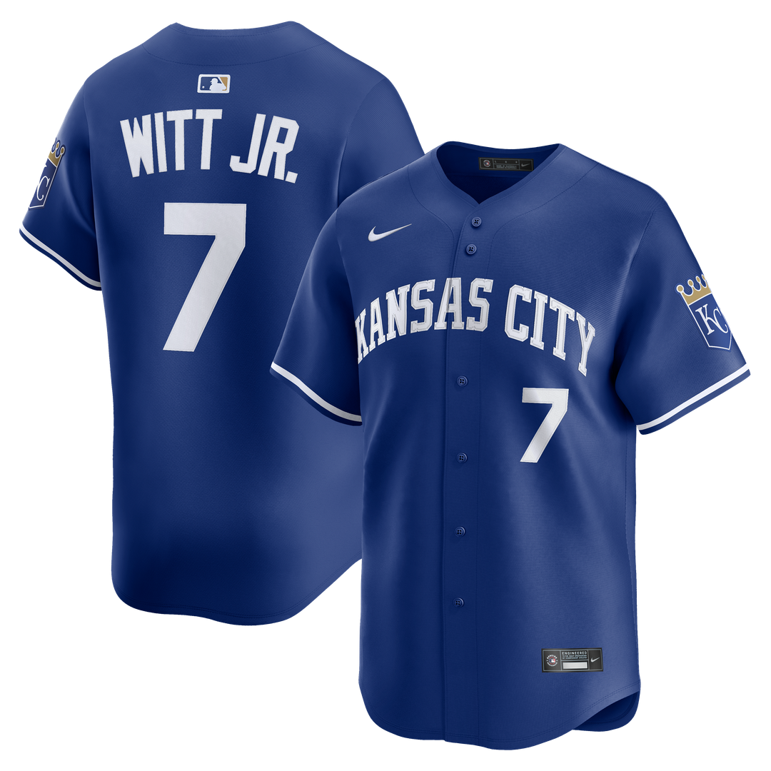 Kansas City Royals Bobby Witt Jr. Royal Alternate 2 Limited Baseball Jersey