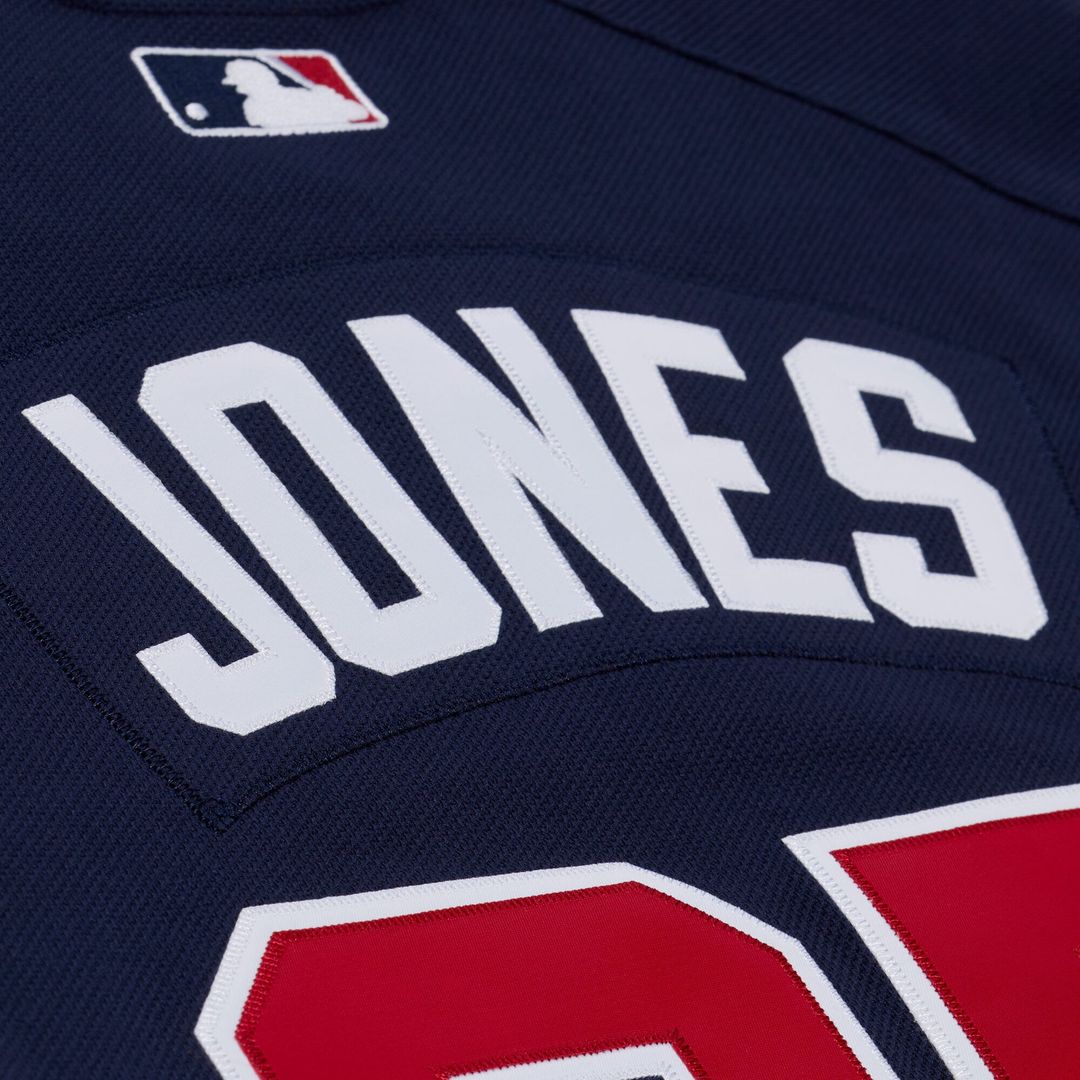 Atlanta Braves Andruw Jones Navy Authentic Batting Practice Baseball Jersey | MLB Baseball Jersey