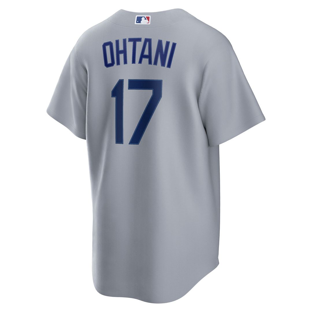 Los Angeles Dodgers Shohei Ohtani Gray Road Replica Baseball Jersey | MLB Baseball Jersey