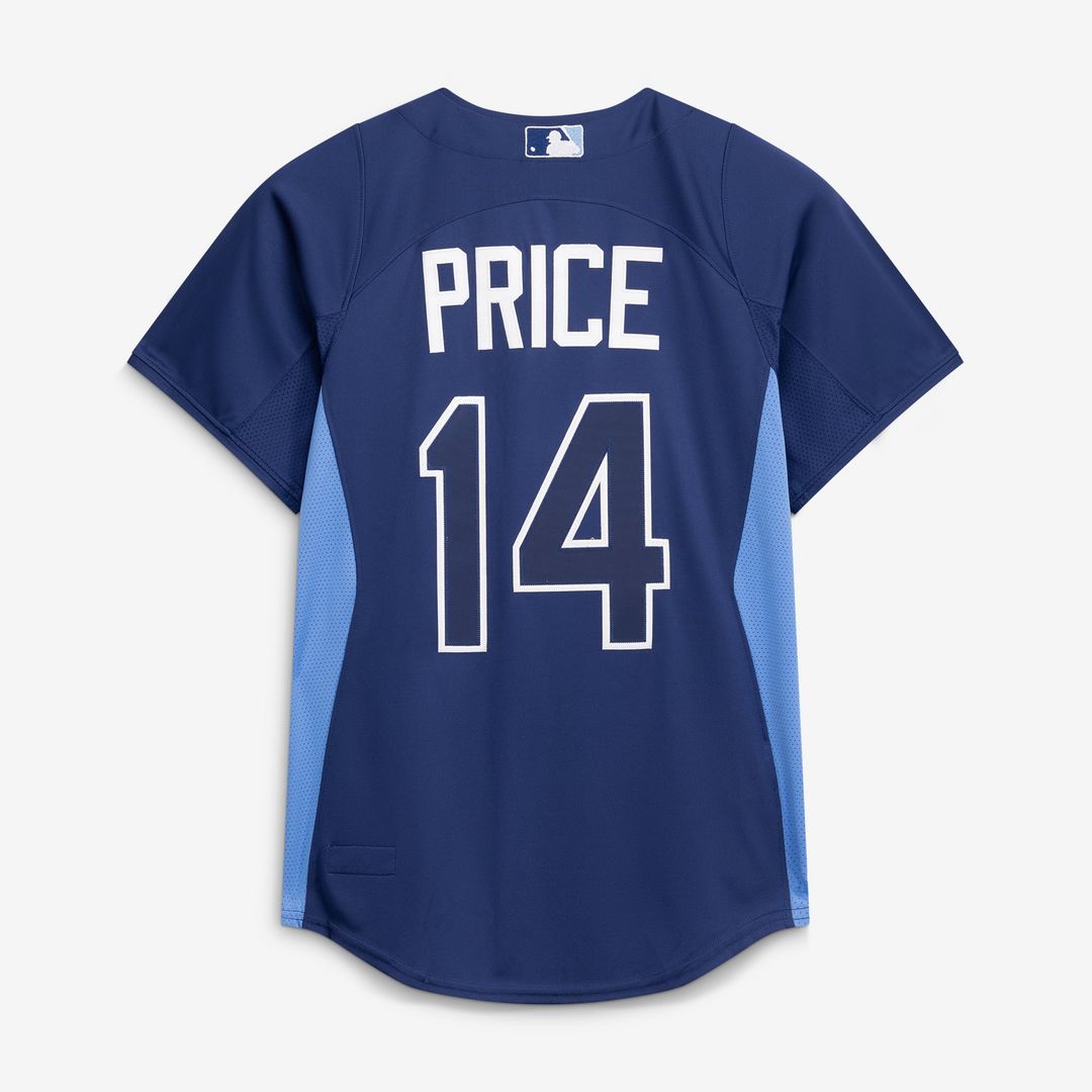 Tampa Bay Rays David Price Blue Authentic Batting Practice Baseball Jersey | MLB Baseball Jersey