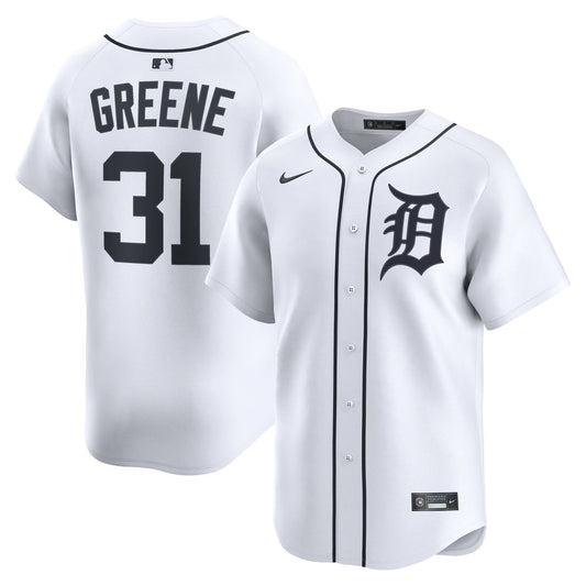 Detroit Tigers Riley Greene White Home Limited Baseball Jersey