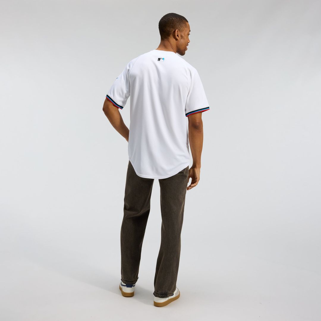 Miami Marlins White Home Limited Baseball Jersey | MLB Baseball Jersey