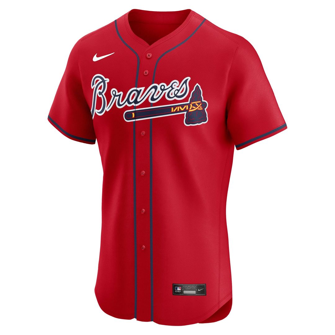 Atlanta Braves Navy Alternate Elite Baseball Jersey | MLB Baseball Jersey