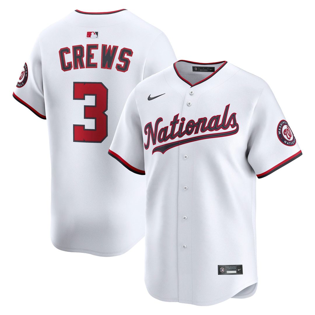 Washington Nationals Dylan Crews Navy Alternate Limited Baseball Jersey | MLB Baseball Jersey