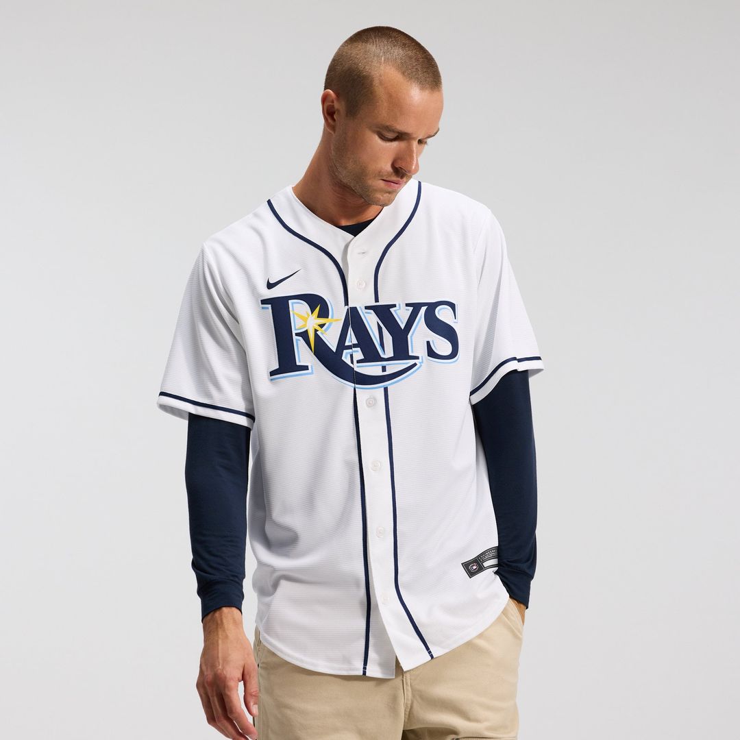 Tampa Bay Rays Yandy Díaz White Home Replica Baseball Jersey | MLB Baseball Jersey