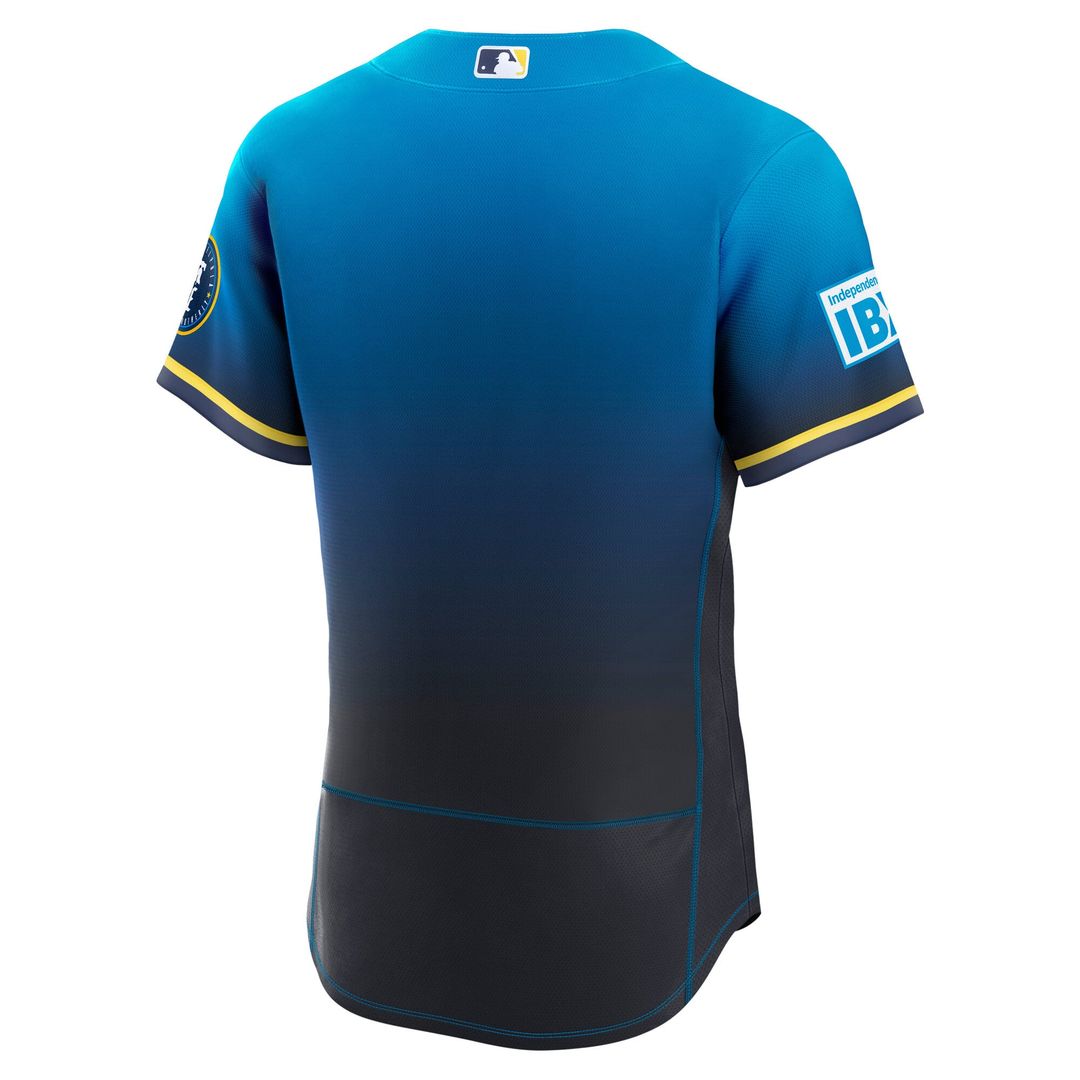 Philadelphia Phillies Navy City Connect Authentic Sponsor Patch Baseball Jersey | MLB Baseball Jersey