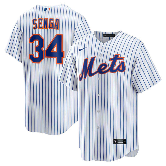 New York Mets Kodai Senga White/Royal Home Replica Baseball Jersey