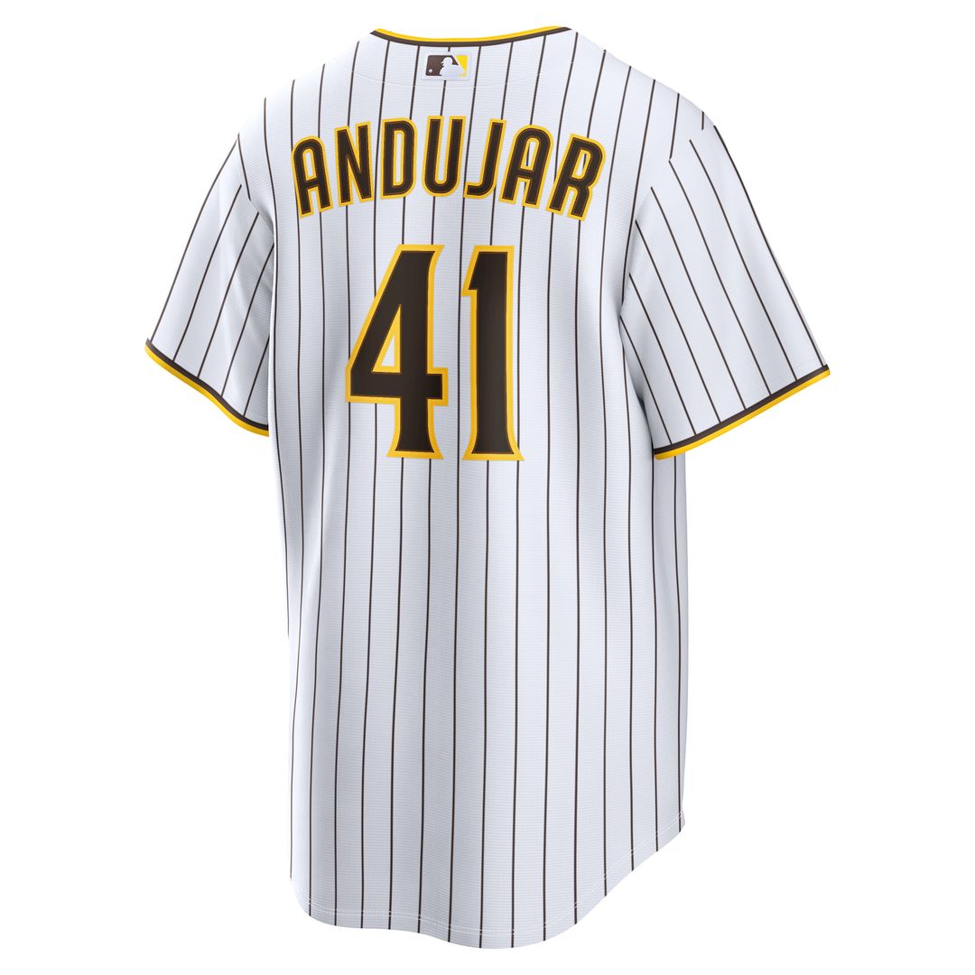 San Diego Padres Miguel Andujar White Home Replica Baseball Jersey | MLB Baseball Jersey