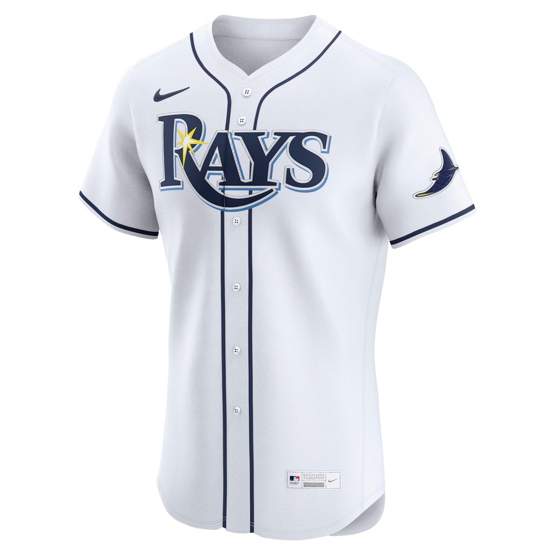 Tampa Bay Rays White Home Elite Baseball Jersey | MLB Baseball Jersey