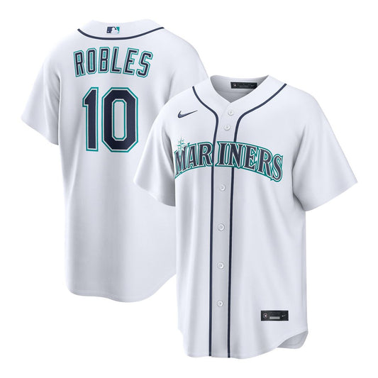 Seattle Mariners Victor Robles White Home Replica Baseball Jersey