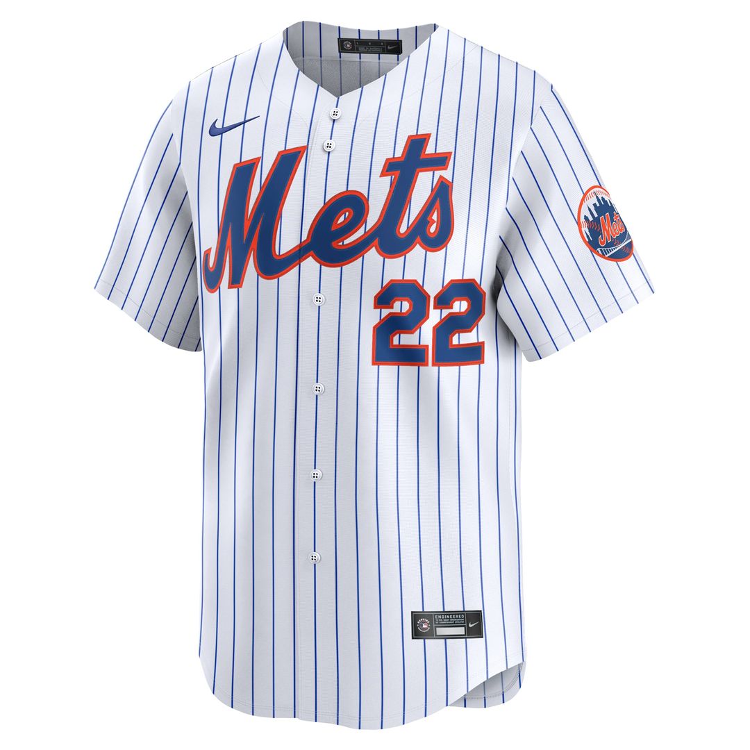 New York Mets White Home Limited Baseball Jersey | MLB Baseball Jersey