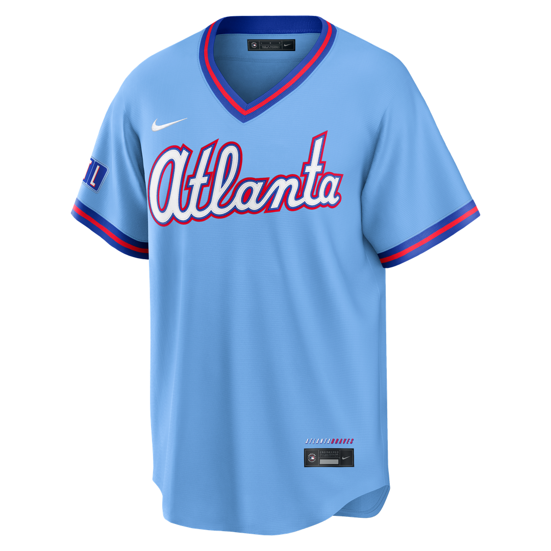 Atlanta Braves Powder Blue 2026 City Connect Stadium Baseball Jersey | MLB Baseball Jersey