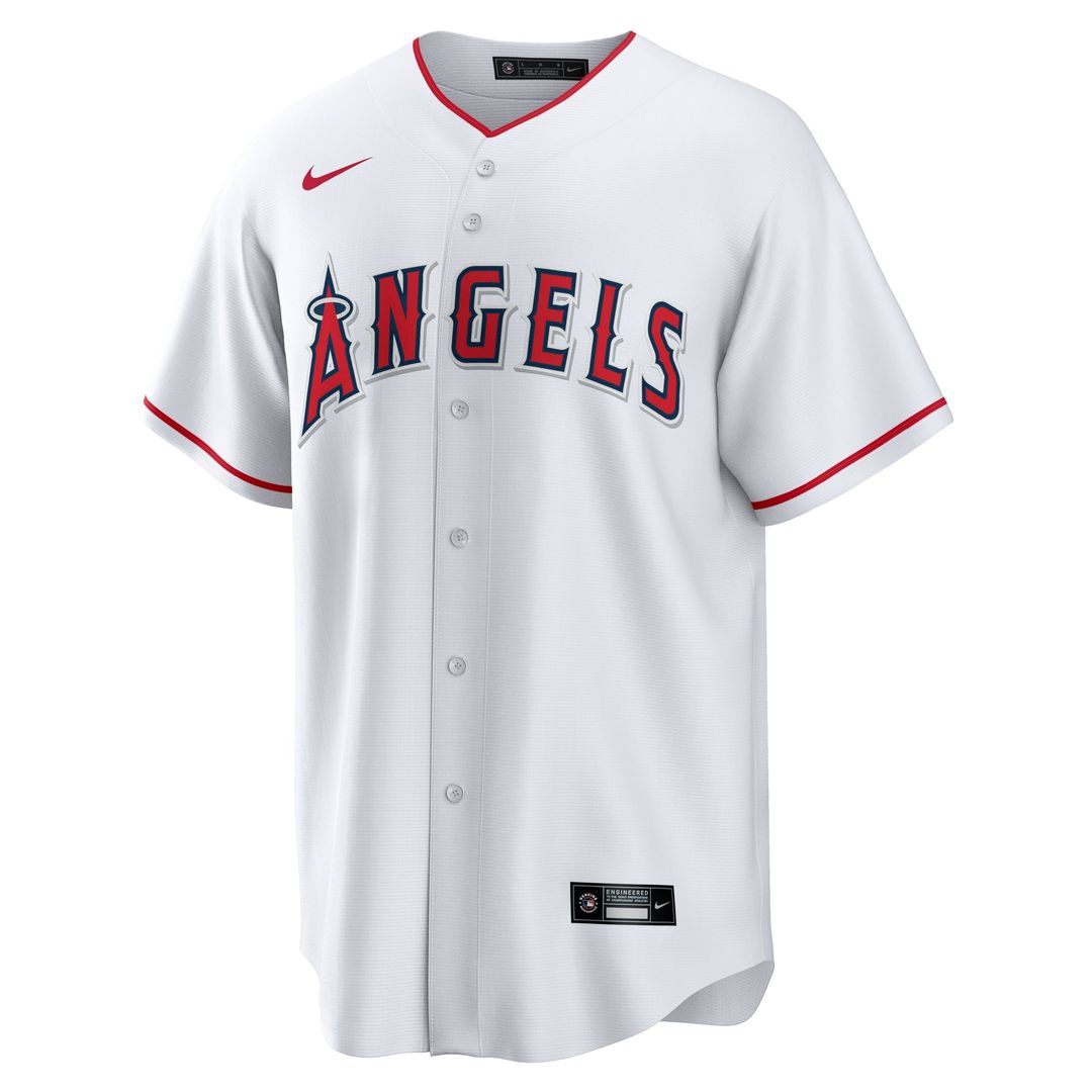 Los Angeles Angels Christian Moore White Home Replica Baseball Jersey | MLB Baseball Jersey
