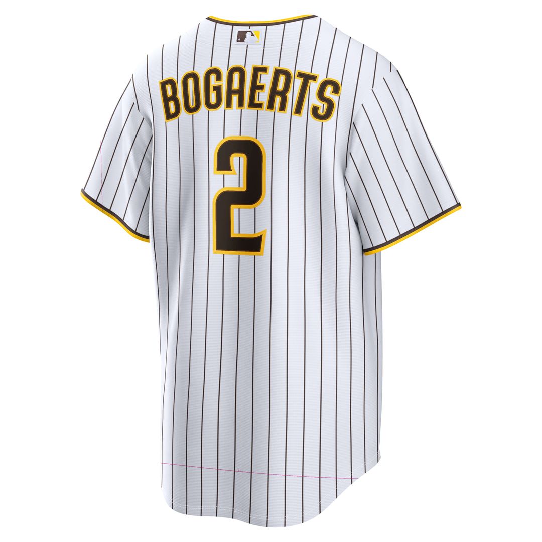 San Diego Padres Xander Bogaerts White Home Replica Baseball Jersey | MLB Baseball Jersey