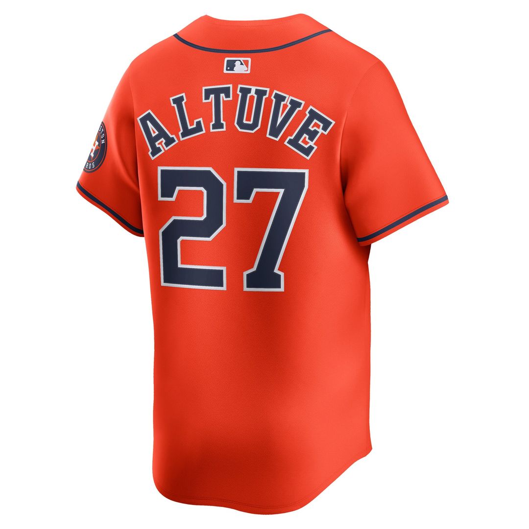 Houston Astros Jose Altuve Gray Road Limited Baseball Jersey | MLB Baseball Jersey