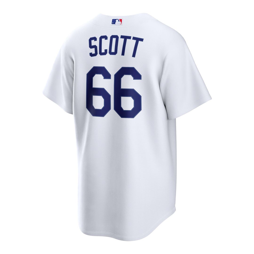 Los Angeles Dodgers Tanner Scott White Home Replica Baseball Jersey | MLB Baseball Jersey