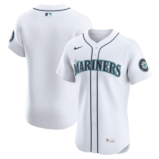Seattle Mariners White Home Elite Baseball Jersey