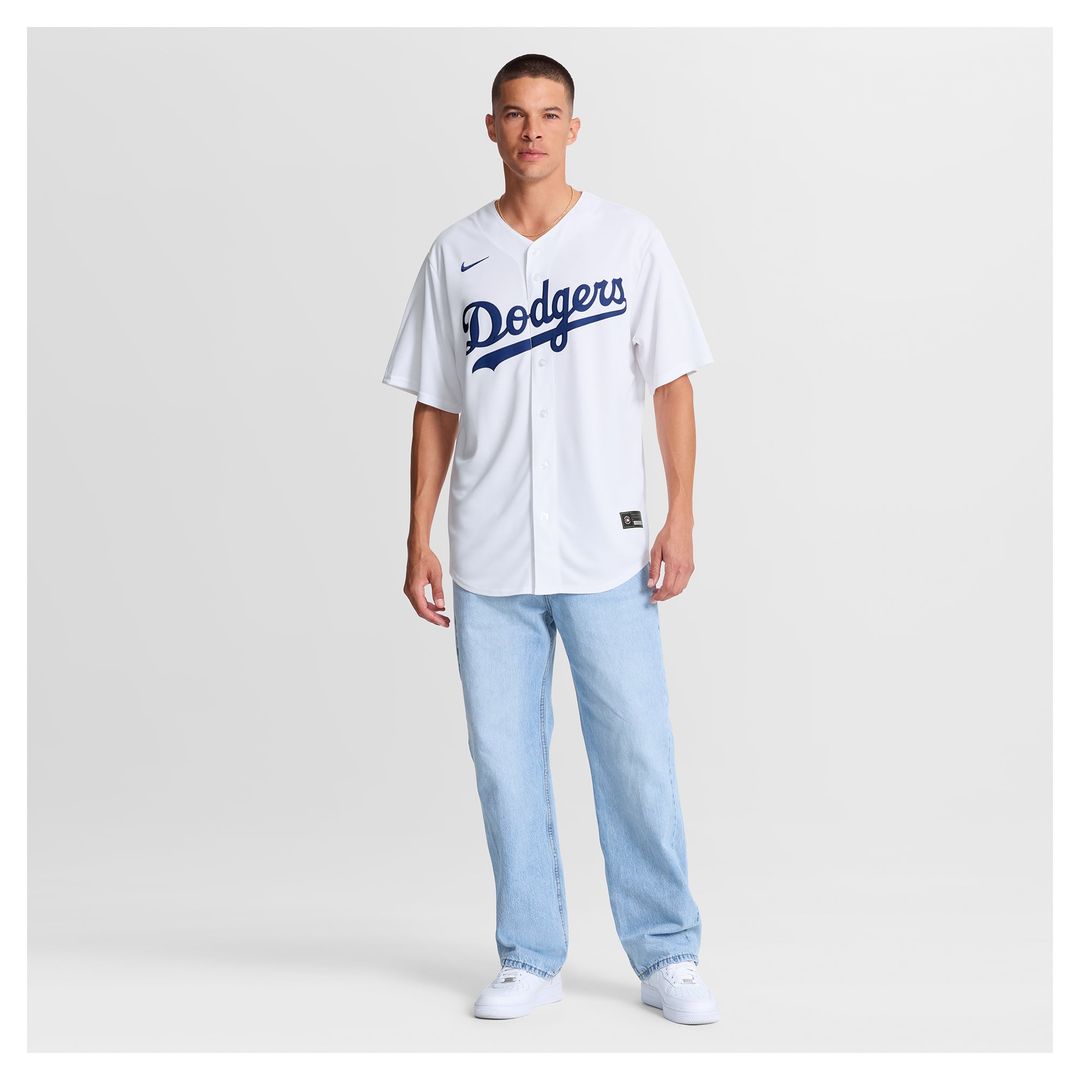 Los Angeles Dodgers Tanner Scott White Home Replica Baseball Jersey | MLB Baseball Jersey