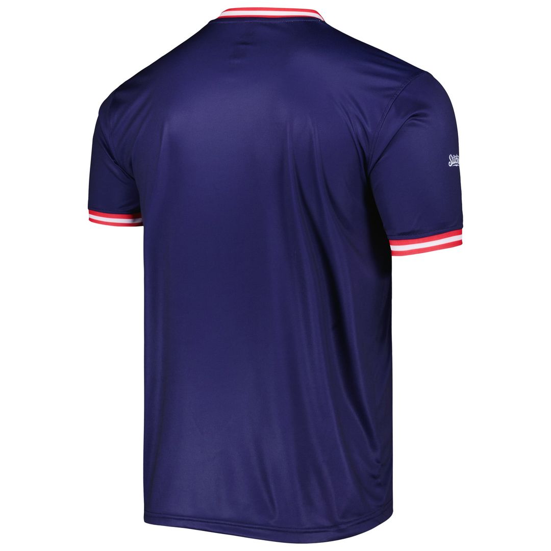 California Angels Stitches Navy Cooperstown Collection Team Baseball Jersey | MLB Baseball Jersey
