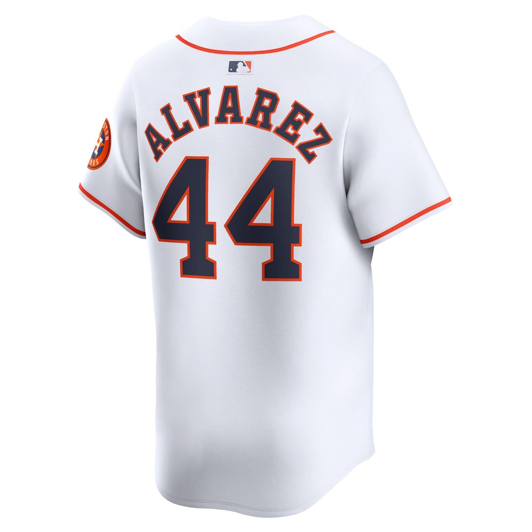 Houston Astros Yordan Alvarez White Home Limited Baseball Jersey | MLB Baseball Jersey
