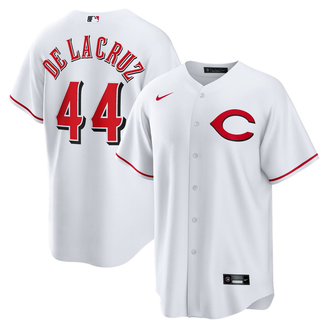 Cincinnati Reds Elly De La Cruz White Alternate 2 Replica Baseball Jersey