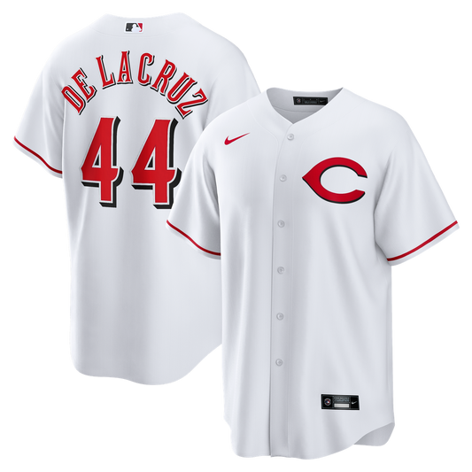 Cincinnati Reds Elly De La Cruz White Alternate 2 Replica Baseball Jersey
