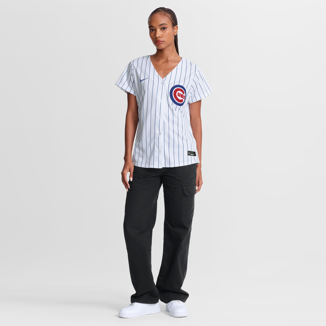 Chicago Cubs Moisés Ballesteros White Home Replica Baseball Jersey - Women's | MLB Baseball Jersey