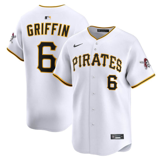 Pittsburgh Pirates Konnor Griffin White Home Limited Baseball Jersey