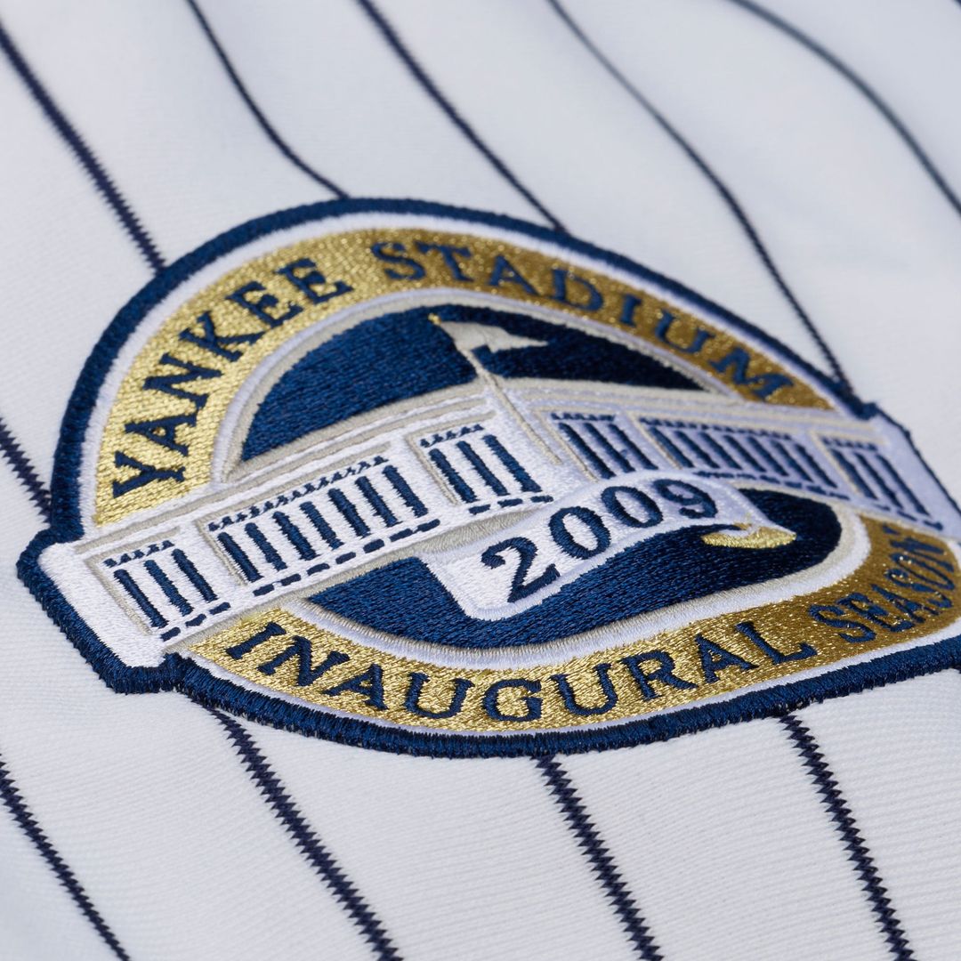 New York Yankees CC Sabathia White 2009 Cooperstown Collection Authentic Baseball Jersey | MLB Baseball Jersey