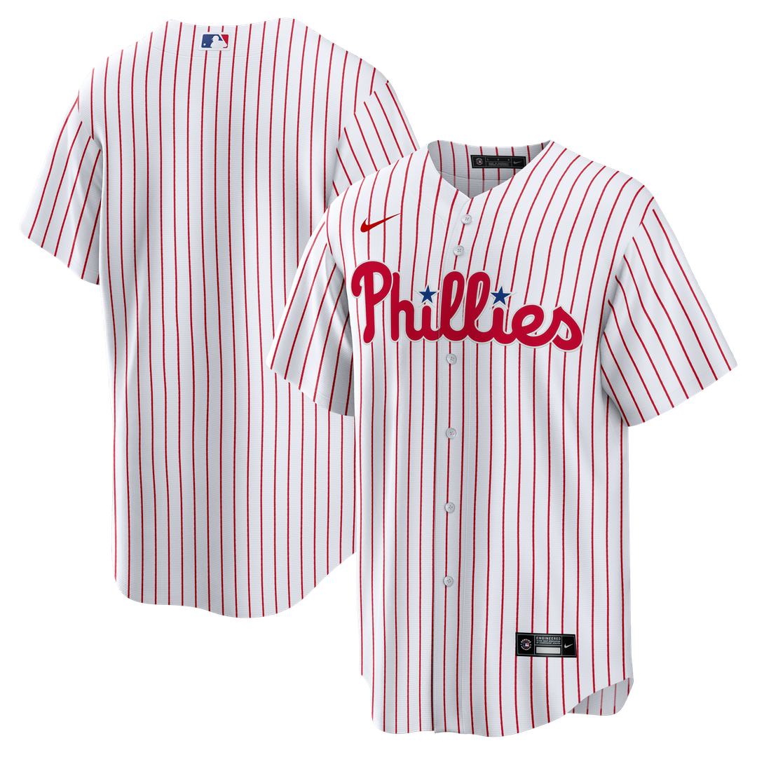 Philadelphia Phillies White Home Big & Tall Replica Baseball Jersey