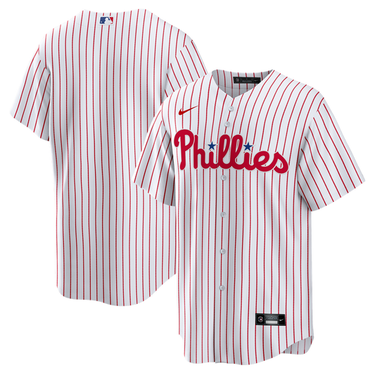 Philadelphia Phillies White Home Big & Tall Replica Baseball Jersey