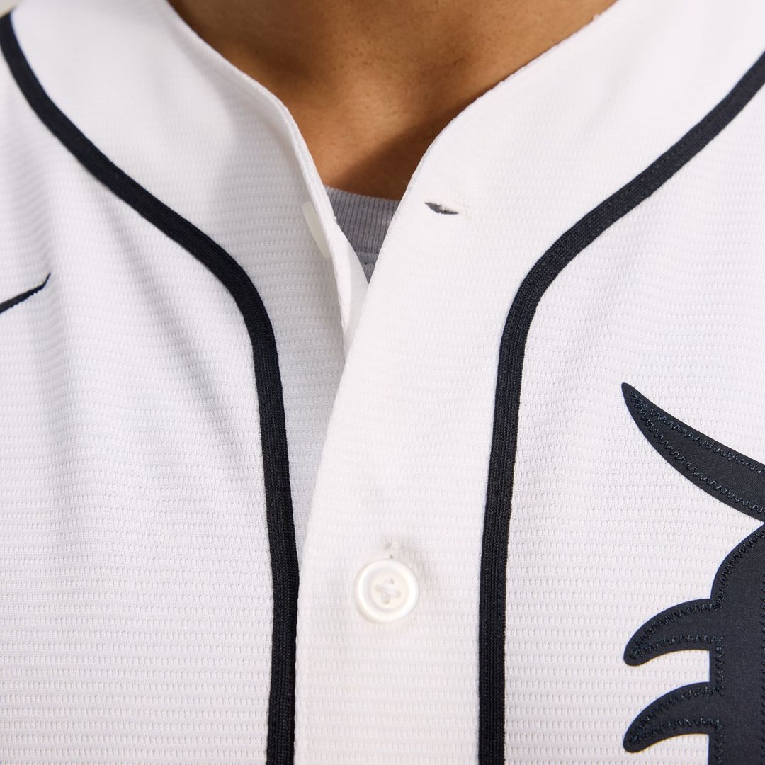 Detroit Tigers White Home Replica Baseball Jersey | MLB Baseball Jersey
