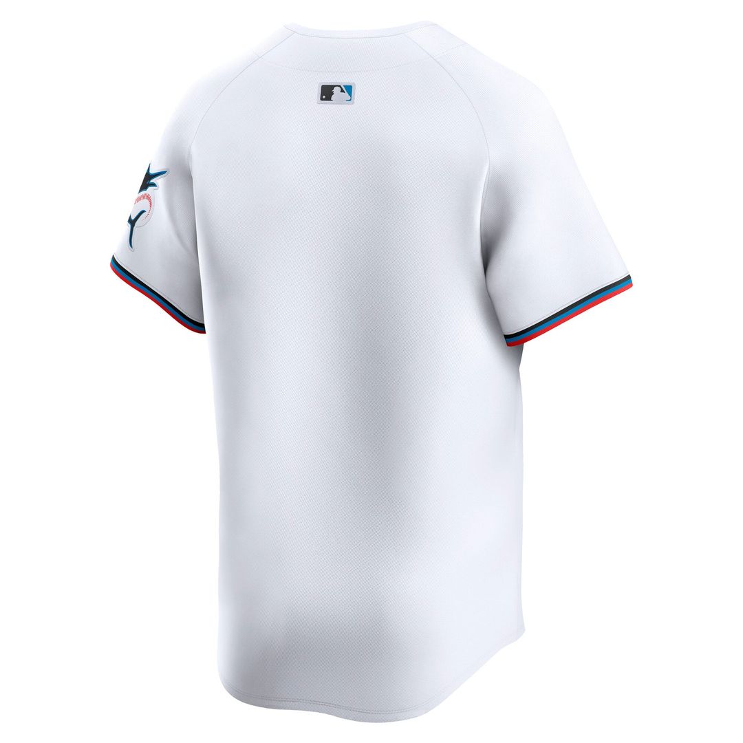 Miami Marlins White Home Limited Baseball Jersey | MLB Baseball Jersey