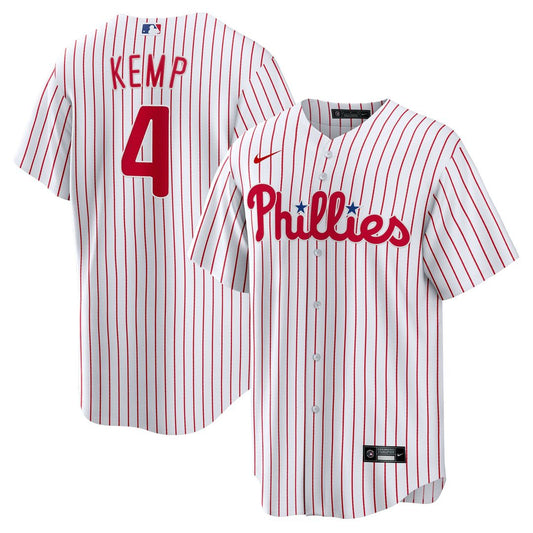 Philadelphia Phillies Otto Kemp White Home Replica Baseball Jersey